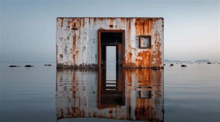 Abandoned Structure In Water