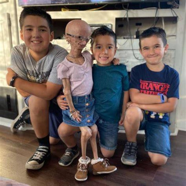 Adalia with her brothers Marcelo, Niko, and Emiliano