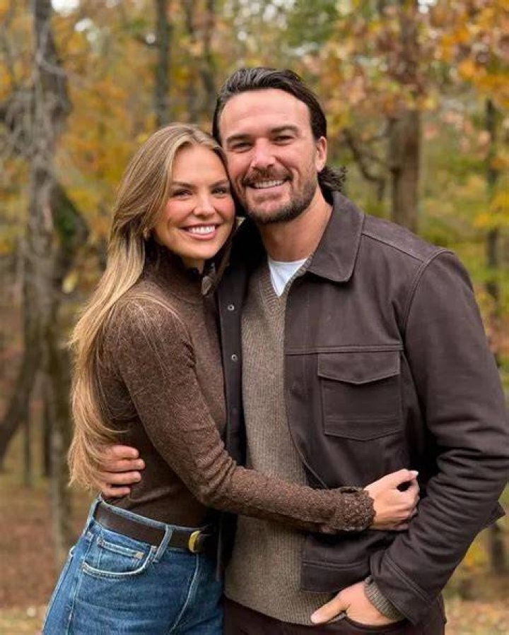 Adam Woolard with his girlfriend Hannah Brown