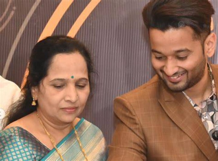 Aditya Satpute with his wife