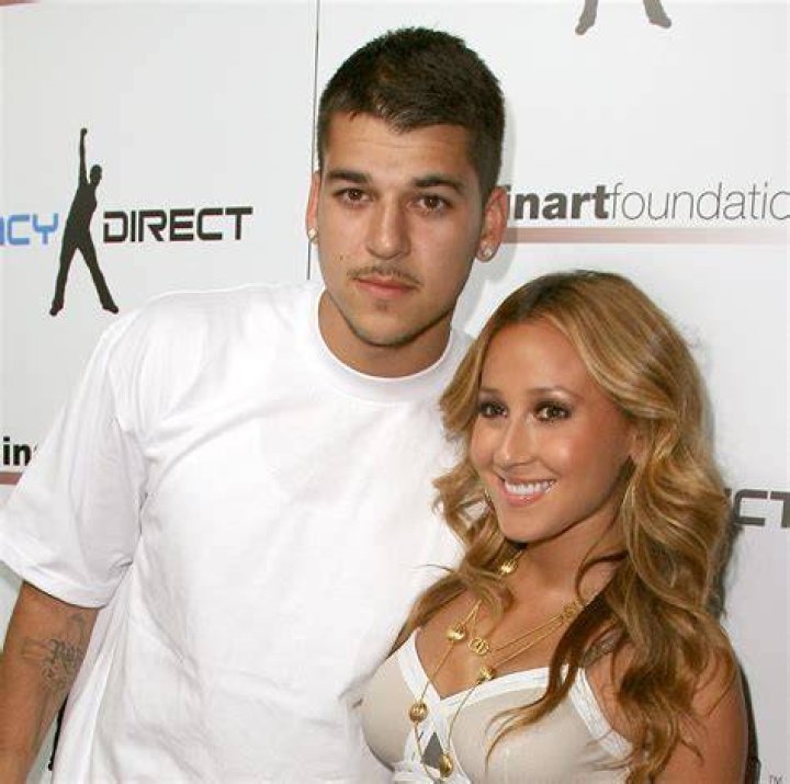 Adrienne Bailon, Rob Kardashain, Posing, Smiling