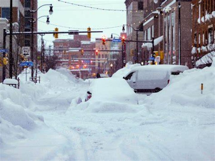 Aftermath of the Buffalo Blizzard.