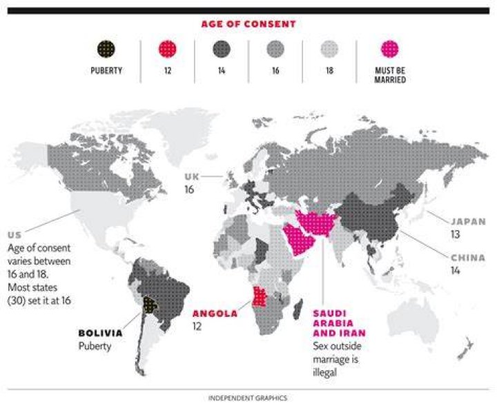 Age Of Consent World Map