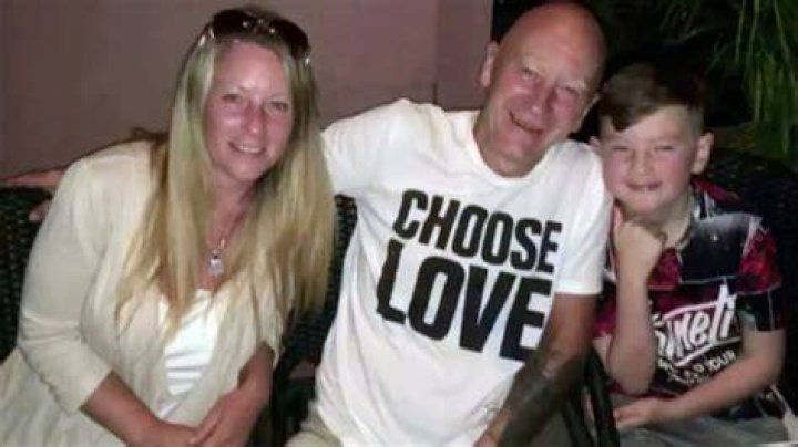 alex batty with his parents when he was kid