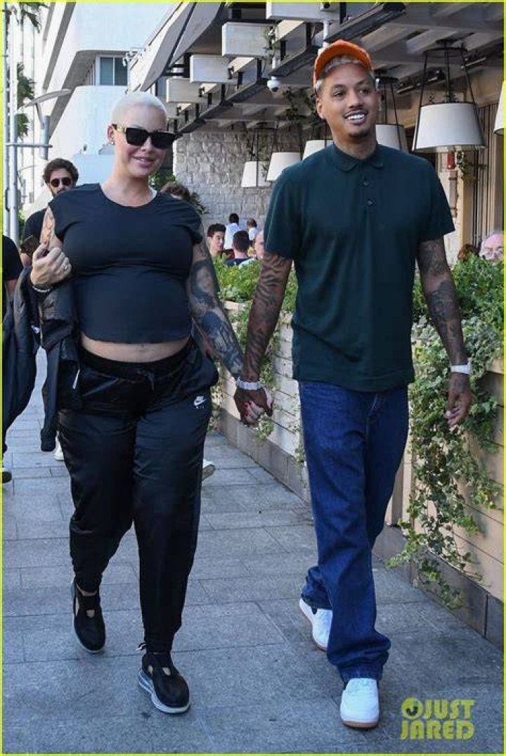 Amber Rose and Alexander Edwards out and about, Los Angeles, USA - 06 Jun 2019
