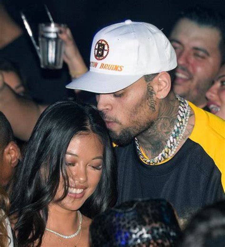 Ammika and Chris Brown with their son Aeko Catori Brown
