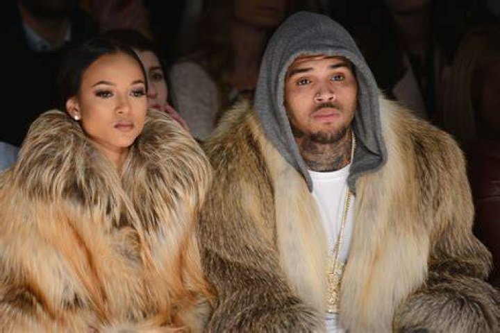 Ammika Harris with Chris Brown
