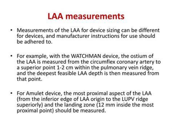 Amulet Measurements