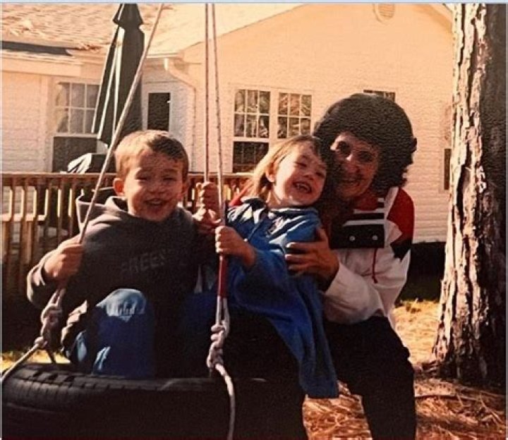 Anneliese with her brother William Judge
