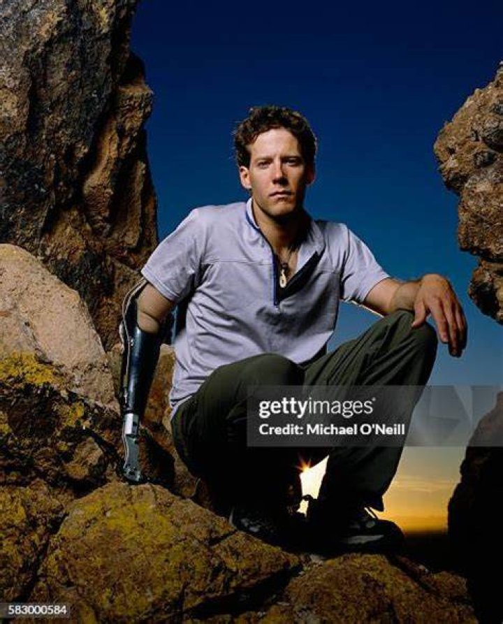 Aron Ralston After Amputating His Arm