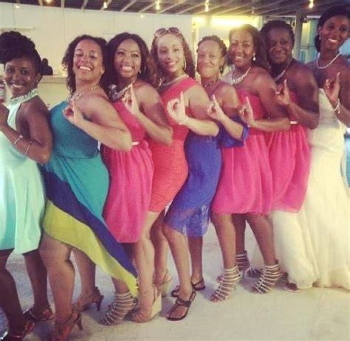 Ashley Snowden with her friends