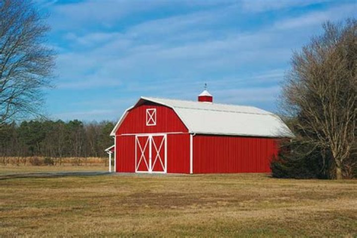 Barns Painted Red