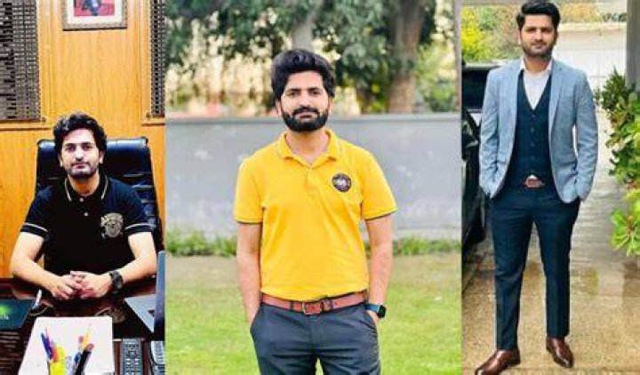 Bilal Pasha with his friends