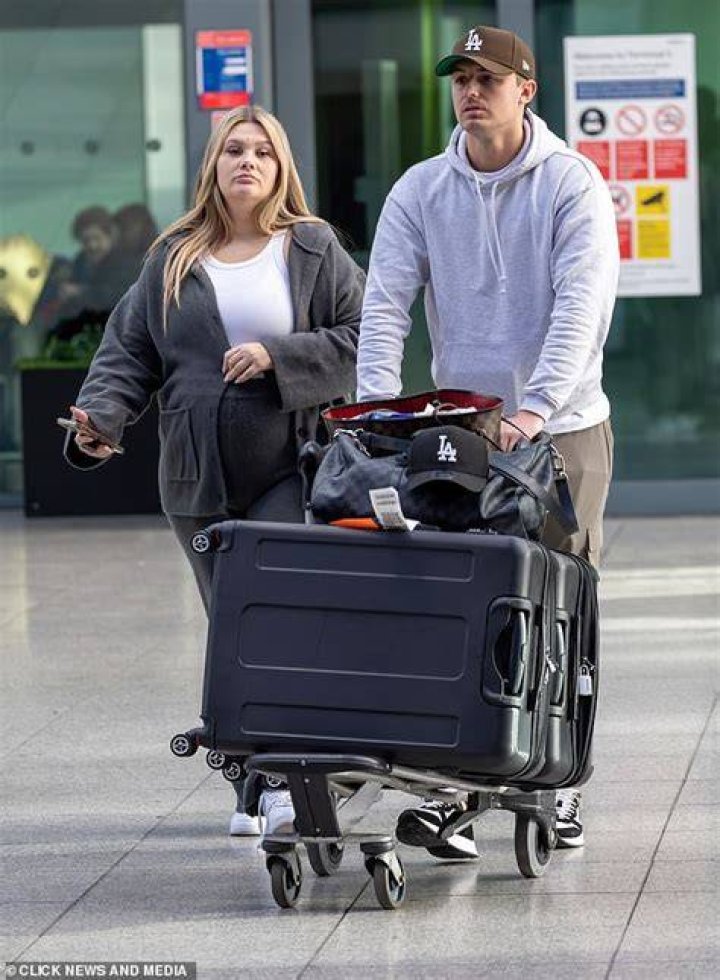 Billy Webb with his girlfriend