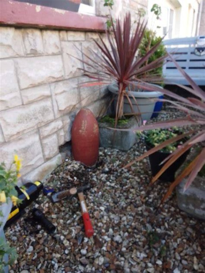 Bomb Garden Ornament