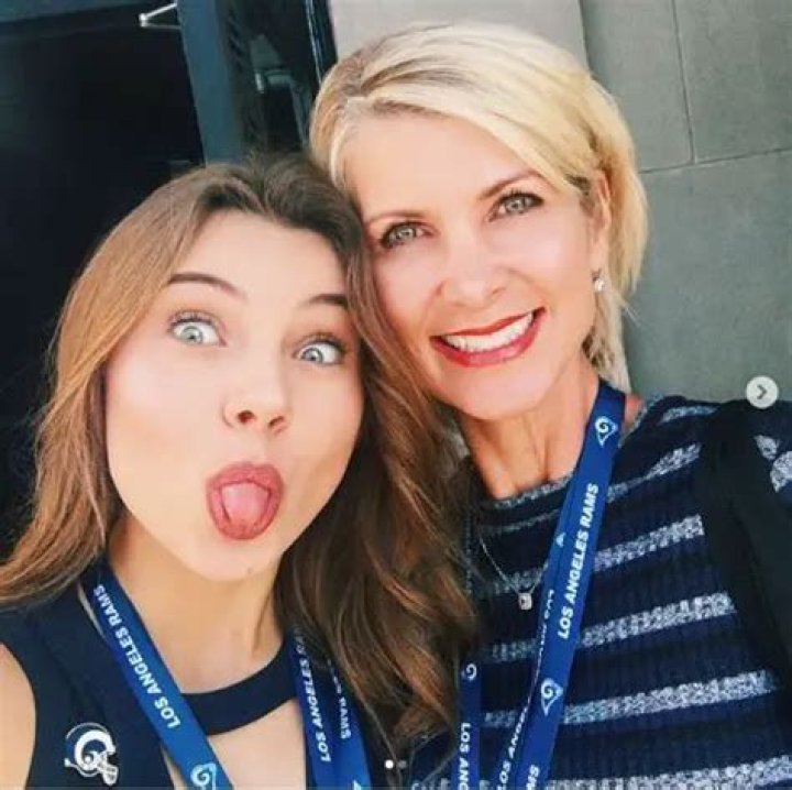 Caitlin Carmichael with her mother Catherine Carmichael