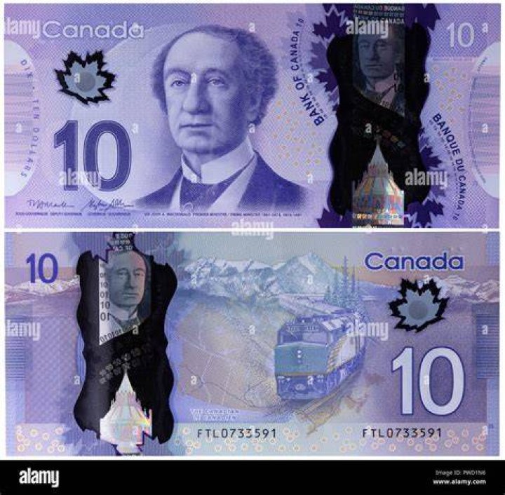 Canadian 10 Dollar Bill
