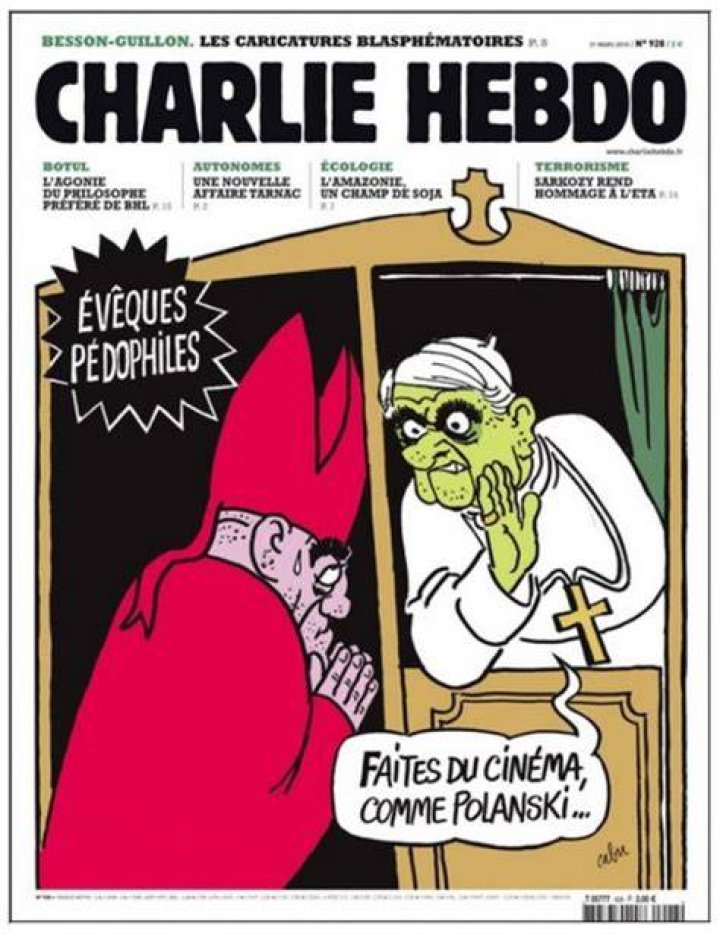 Catholic Charlie Hebdo Cover