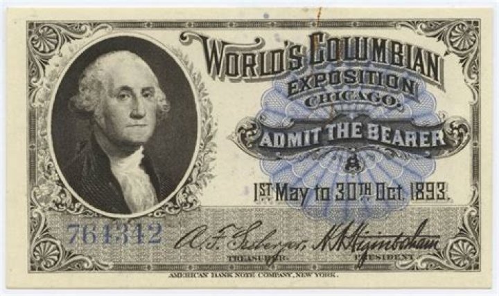 Chicago World Fair Ticket