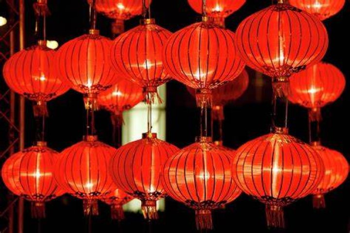 Chinese New Year Red Lanterns