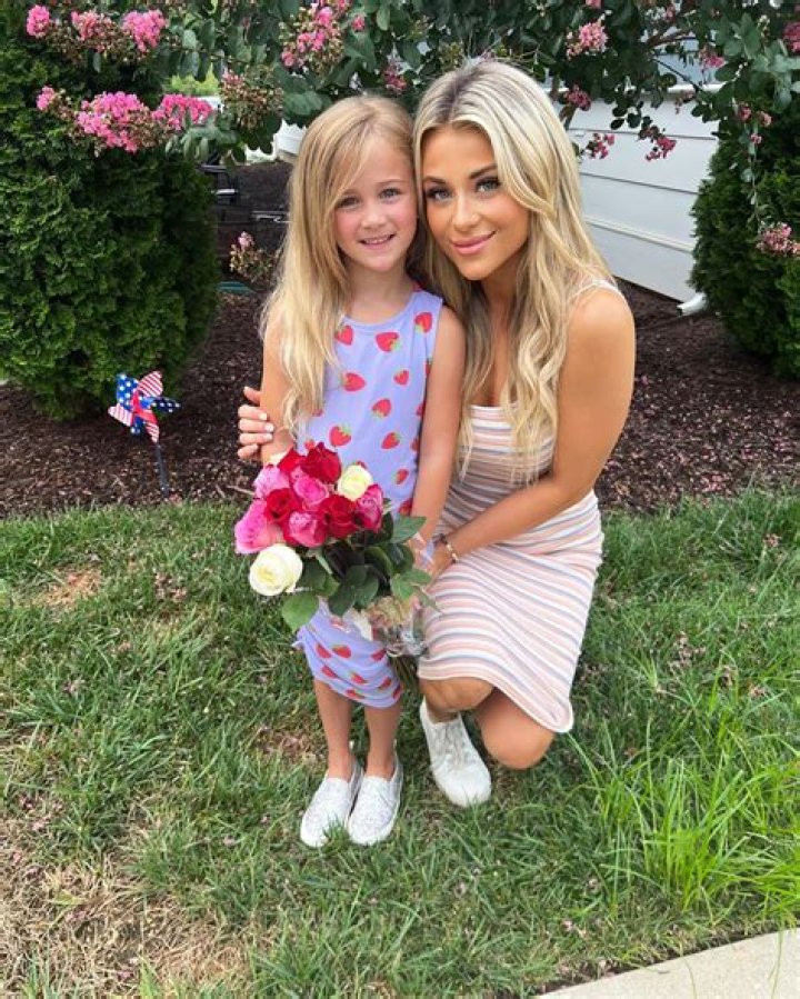 Christina Mandrell with her daughter