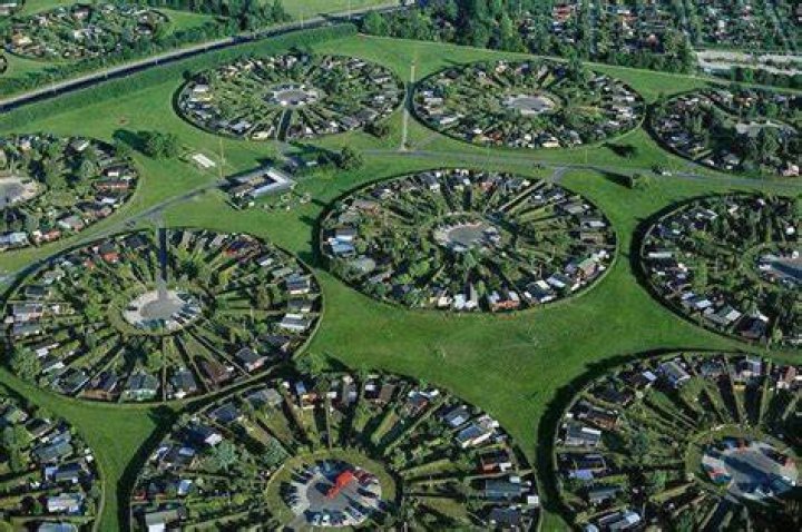 Copenhagen Suburbs Aerial Photography