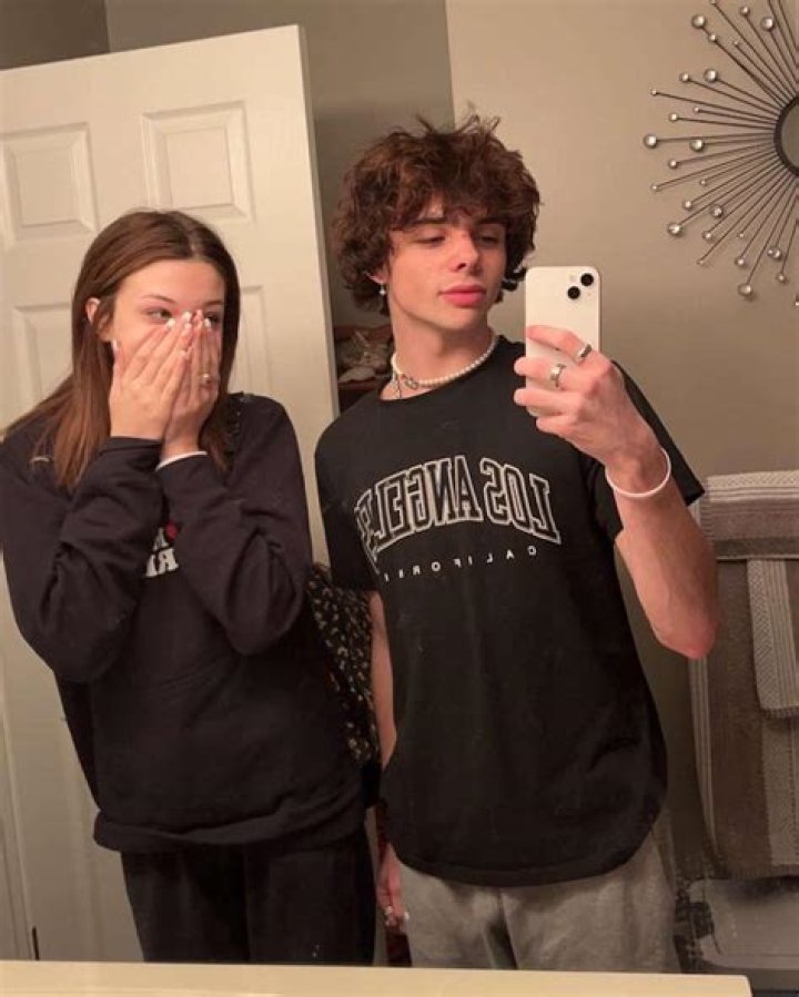 Cora Tilley with her boyfriend Christian Hitchcock