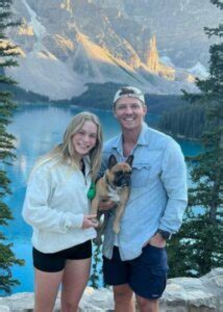 Courtney King with Steve Cook