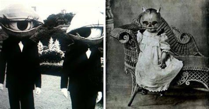 Creepy Vintage Halloween Costumes Wicker Chair