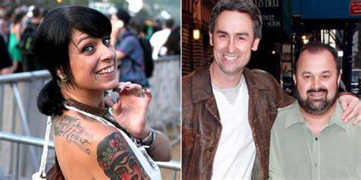 Danielle Colby assists Frank Fritz and Mike Wolfe on the show American Pickers