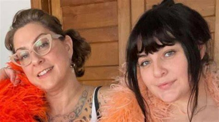 Danielle Colby with her mother Sue Colby