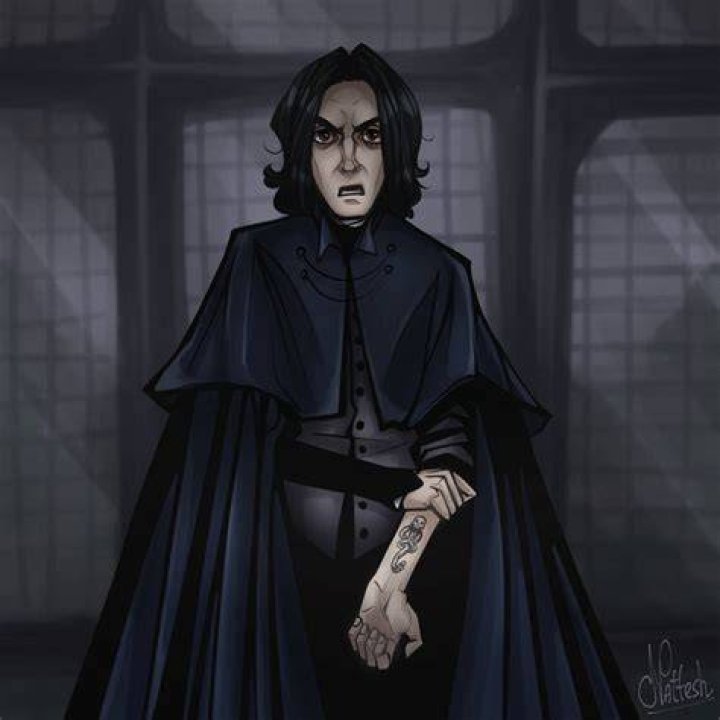 Does Snape have a Dark Mark tattoo?