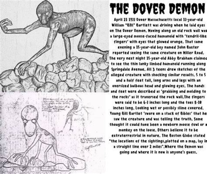 Drawing Of The Dover Demon