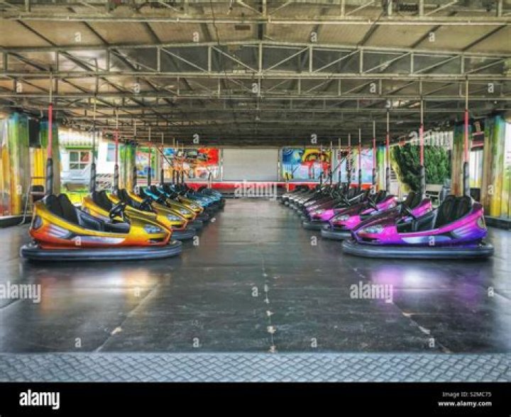 Empty Bumper Cars