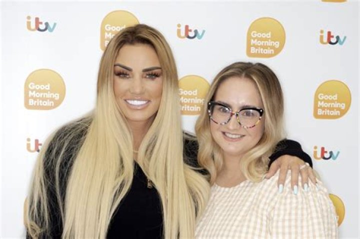 Gamble with her sister Katie Gamble