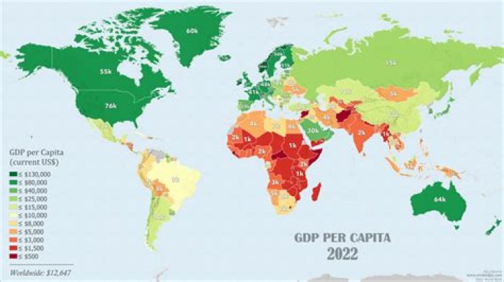 GDP Per Capita World Map