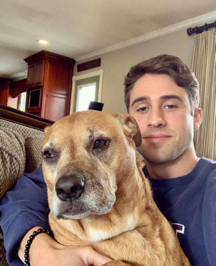 Greg Grippo with his pet dog Dal