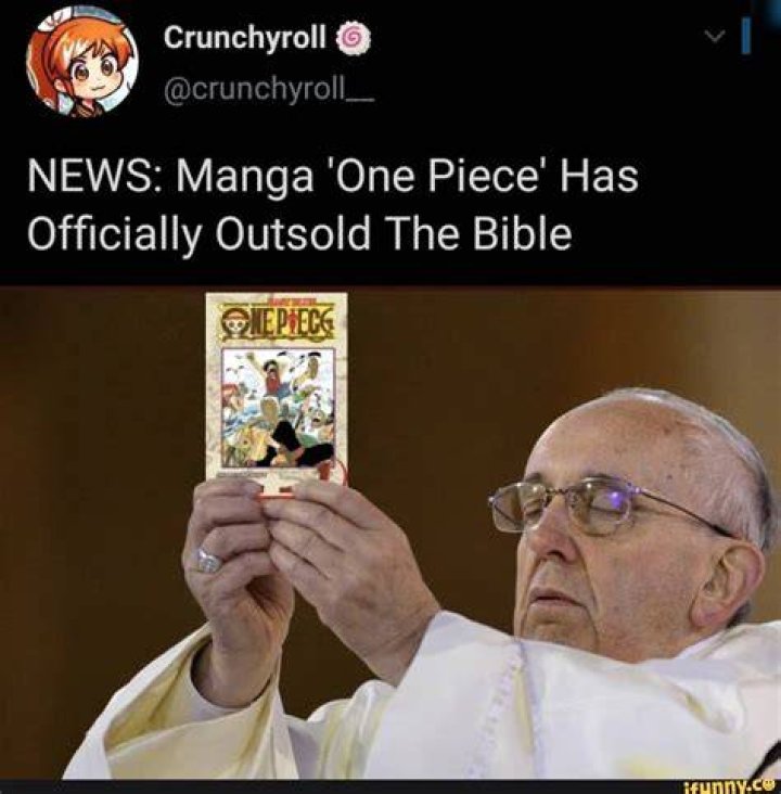 Has One Piece outsold the Bible?