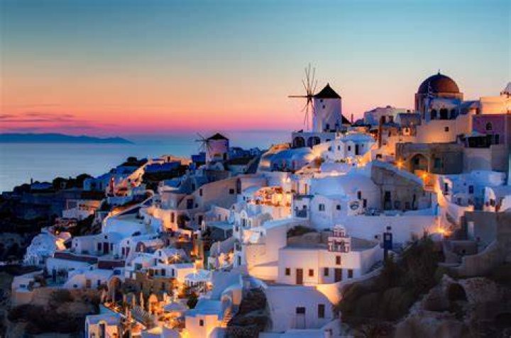 HDR Santorini Photograph