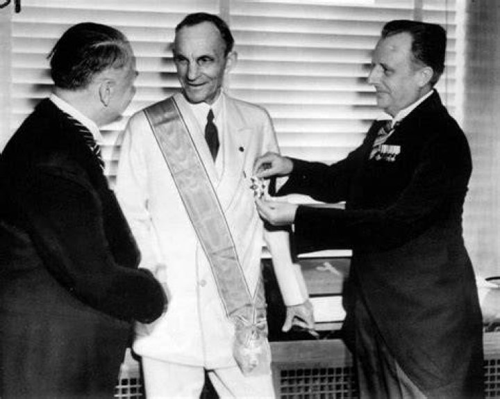 Henry Ford Receives German Cross