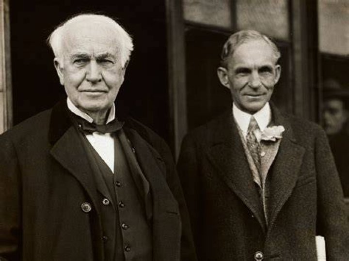 Henry Ford With Thomas Edison And Harvey Firestone