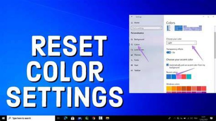 How do I change my screen color back to normal?