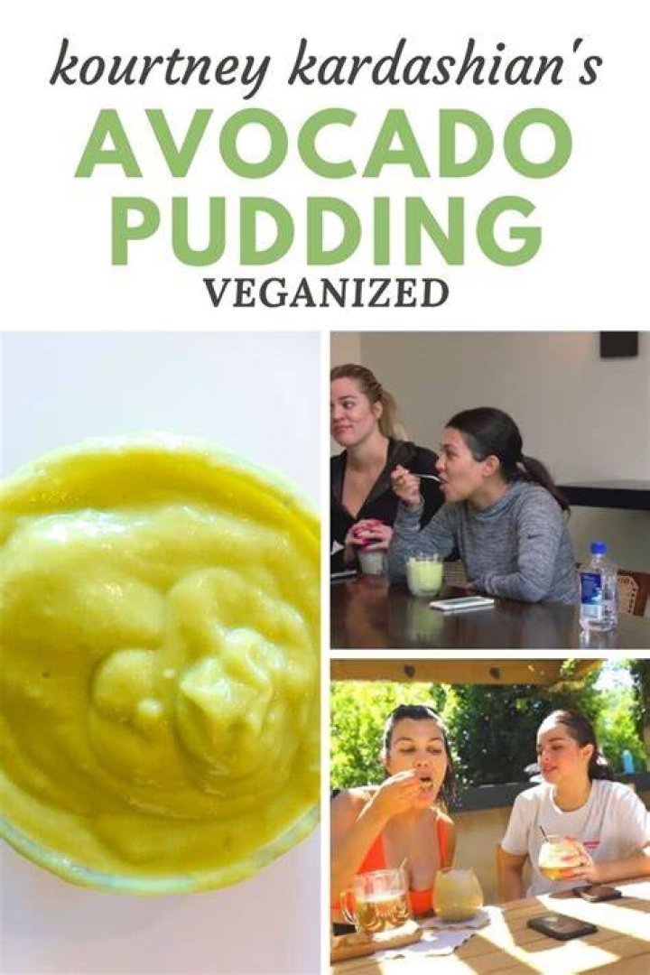 How does Kourtney Kardashian make her avocado smoothie?