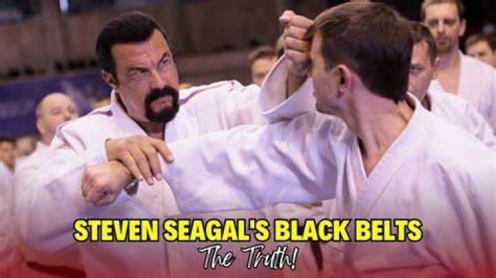 How many black belts does Steven Seagal have?