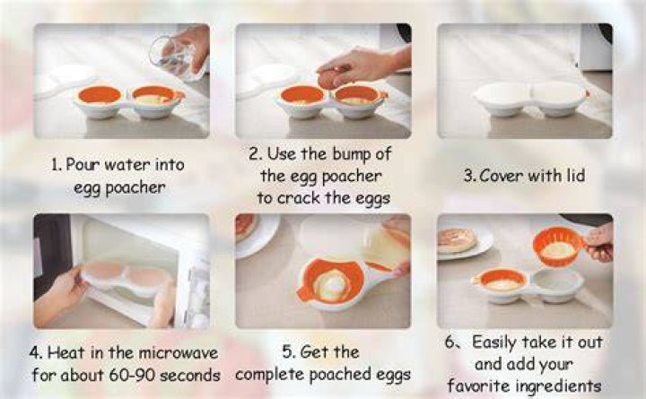 How to use microwave egg poacher