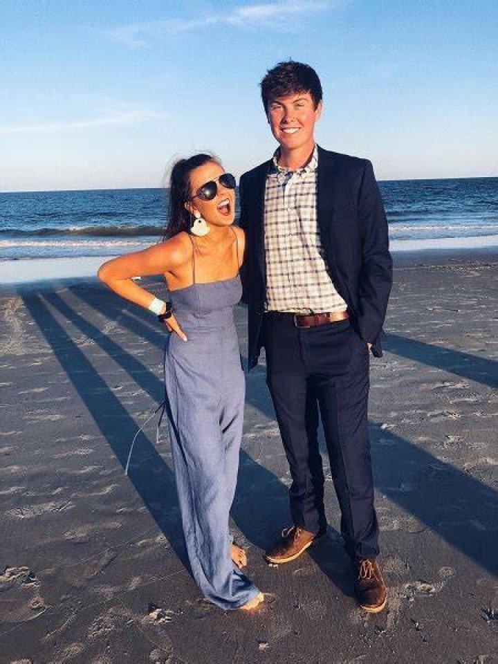 Hunter Awtrey with his girlfriend