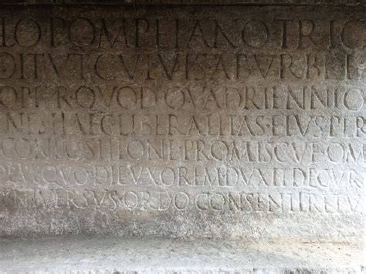 Inscription On The Tomb Of Marcus Venerius Secundio