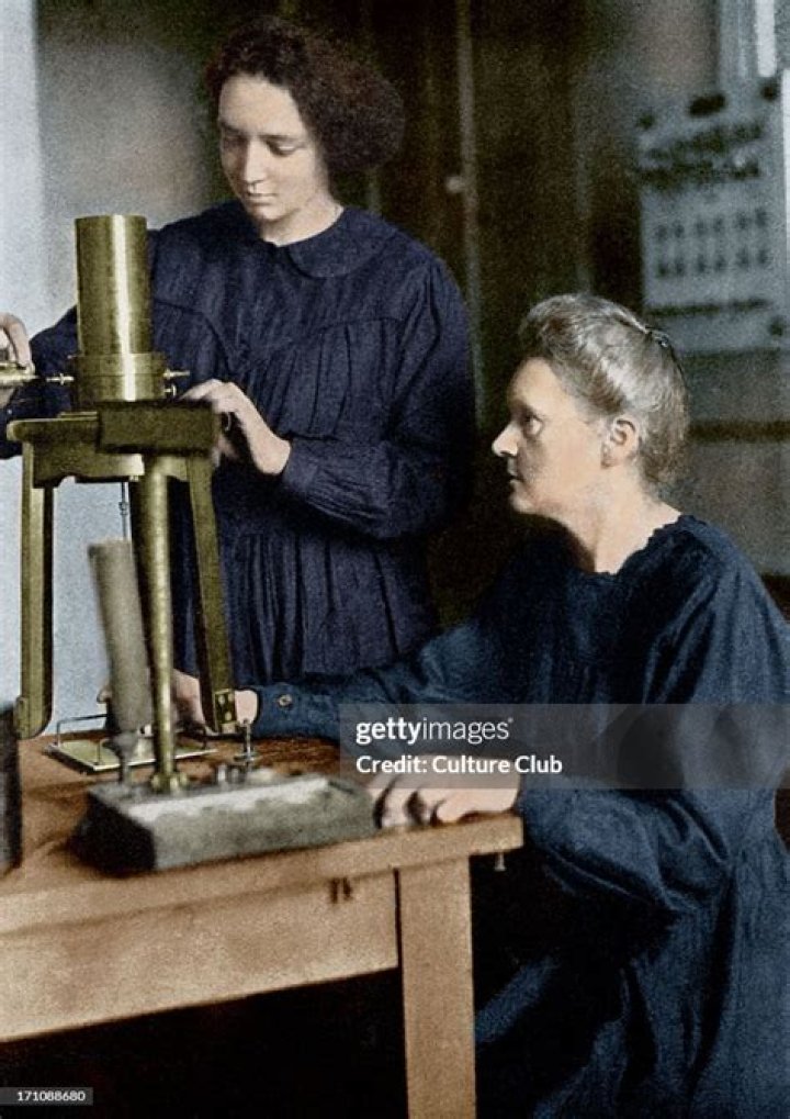 Irene And Marie Curie