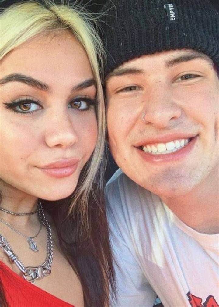Jake Webber with his friend