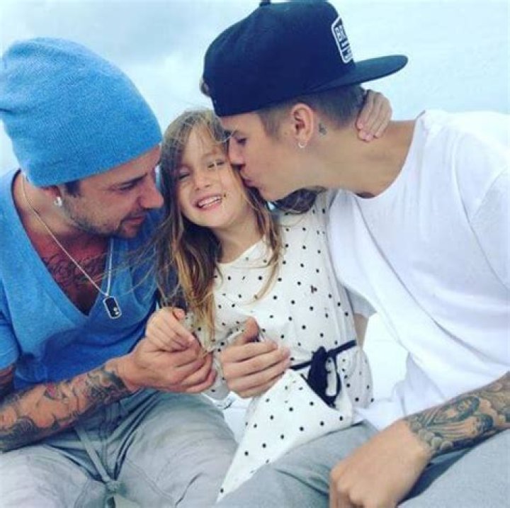 Jazmyn and her father Jeremy Bieber